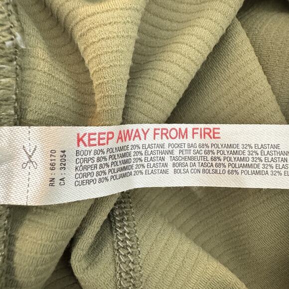 Free People Movement Take A Hike Harem Pants Sz M Olive Green Cargo Stretch - Picture 10 of 15